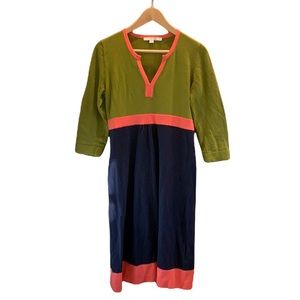 Boden colorblock sweater dress